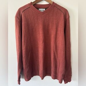 Columbia Men's Preloved Brick Red Pullover, Size Large, small pull